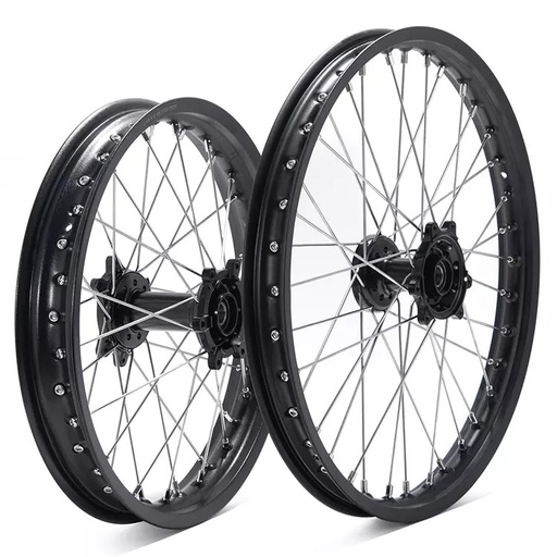 [E-MU-AC11-BK-X] Ultra Bee Wheel Set 21/18" (excludes tyres)