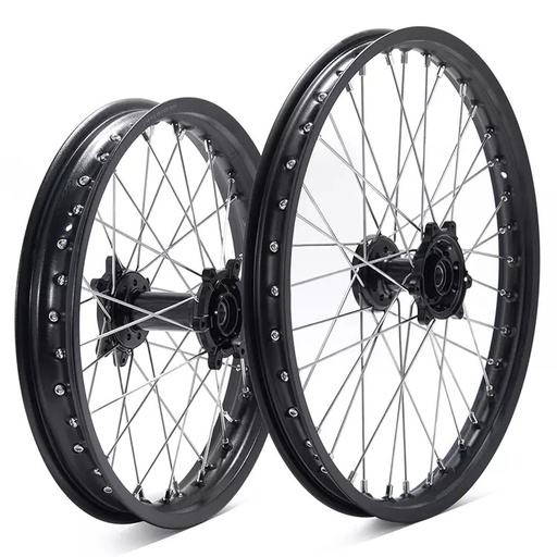[E0401A05-UBWH(S)-2118] Ultra Bee Wheel Set 21/18" (excludes tyres)